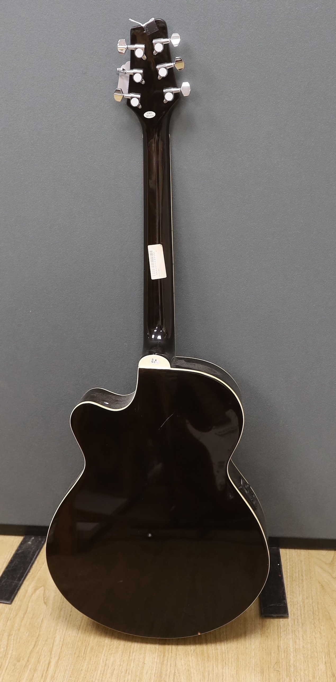 An Eastcoast electro-acoustic guitar, model no.SA40MJCFI-N